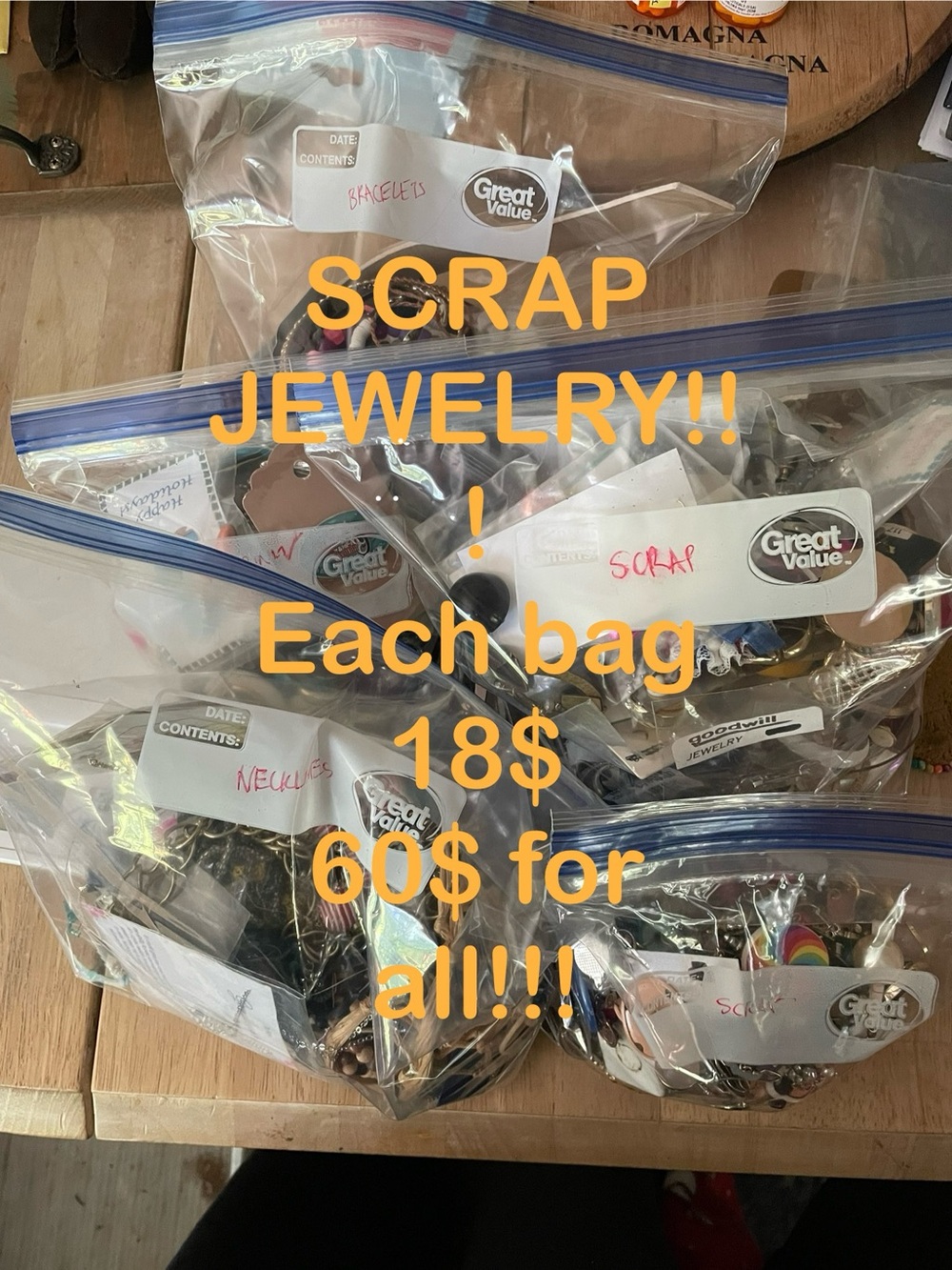 💕SCRAP JEWELRY!!!💕